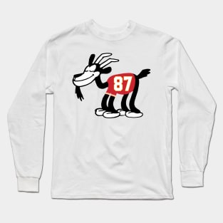 Kelce GOAT 2, Steamboat Willie Goat Long Sleeve T-Shirt